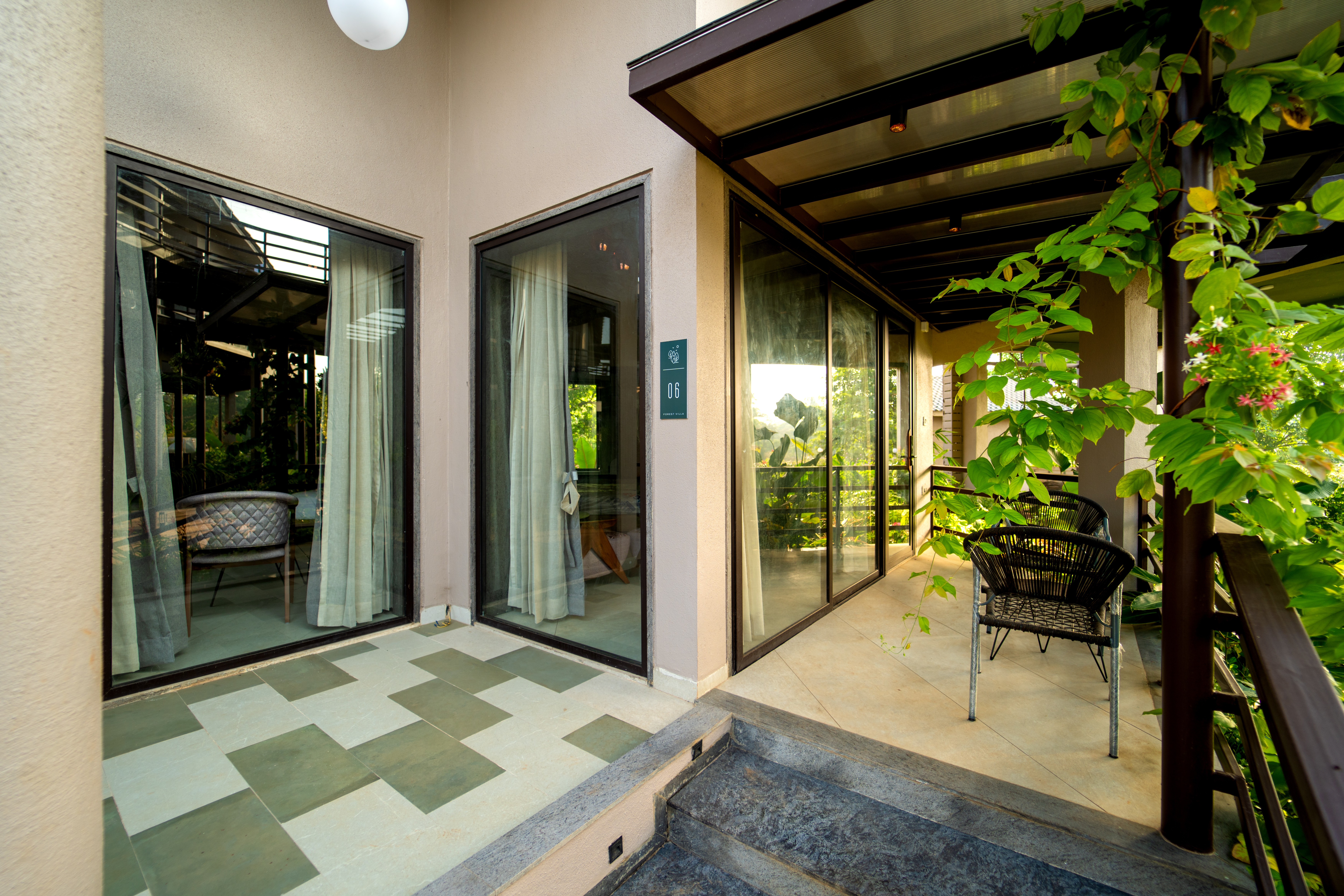Forest villa exterior structure